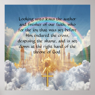 Affiche Hébreux 12:2