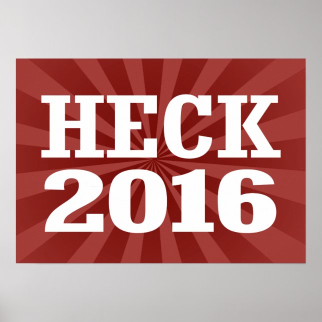 Affiche Heck - Joe Heck 2016 (Devant)