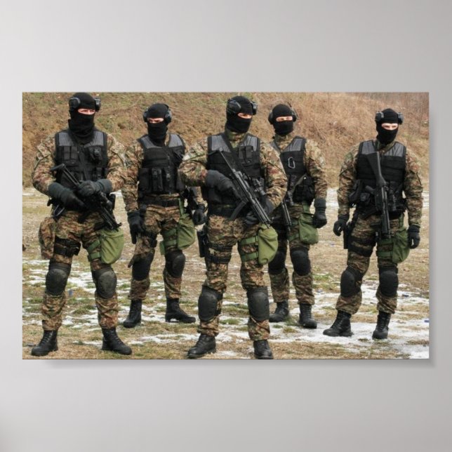 Affiche Heckler & Koch Police serbe 2 (Devant)