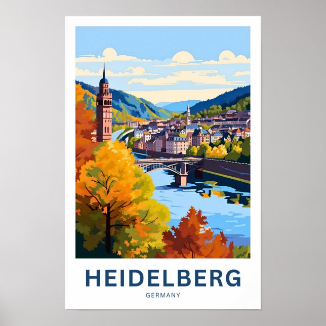 Affiche Heidelberg Allemagne Imprimer (Devant)