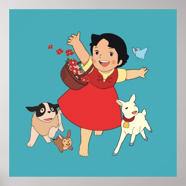 Affiche Heidi la fille des Alpes (Devant)