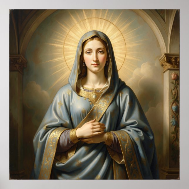 Affiche Heilige Mutter Gottes – Göttliche Liebe & Schutz´1 (Devant)