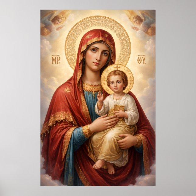 Affiche Heilige Mutter Gottes Göttliche Liebe & Schutz´10 (Devant)