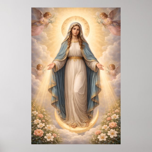 Affiche Heilige Mutter Gottes Göttliche Liebe & Schutz´11 (Devant)
