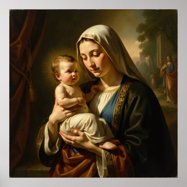 Affiche Heilige Mutter Gottes – Göttliche Liebe & Schutz´5 (Devant)