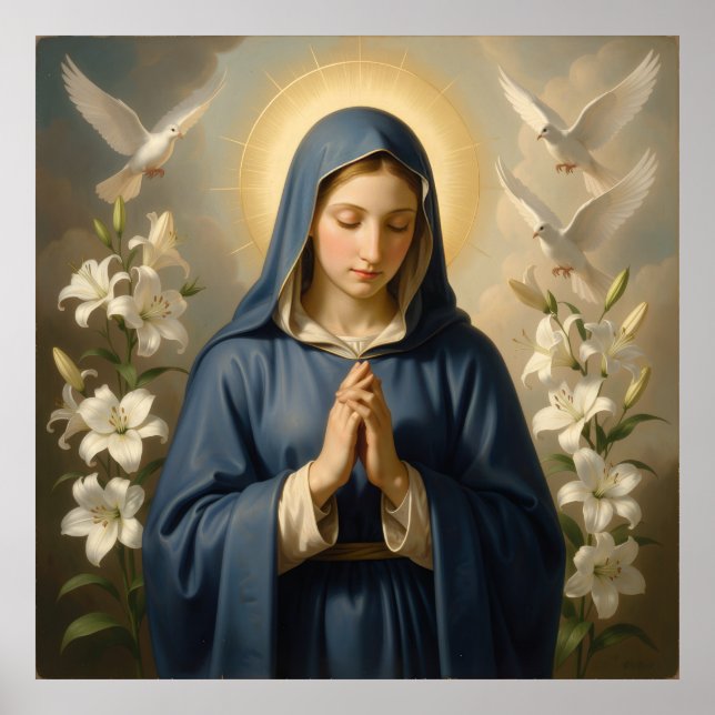 Affiche Heilige Mutter Gottes – Göttliche Liebe & Schutz´7 (Devant)