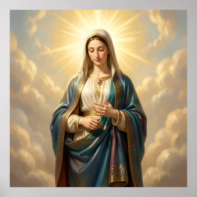 Affiche Heilige Mutter Gottes – Göttliche Liebe & Schutz´9 (Devant)