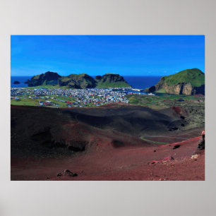 Affiche Heimaey de Eldfell