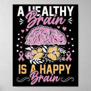 Affiche Heimerheimer Blessure cérébrale Design Purple Heim