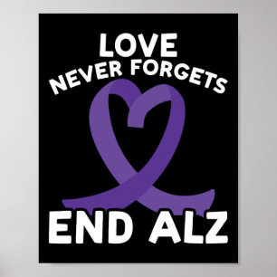 Affiche Heimerheimer Sensibilisation Amour N'Oublie Jamais