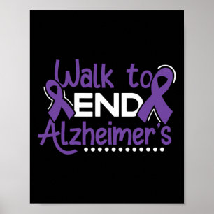 Affiche Heimerheimer Walk Démence Guerrier Purple Ribbon A