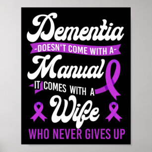 Affiche Heimerheimer's Dementia Sensibilisation soutien Fe