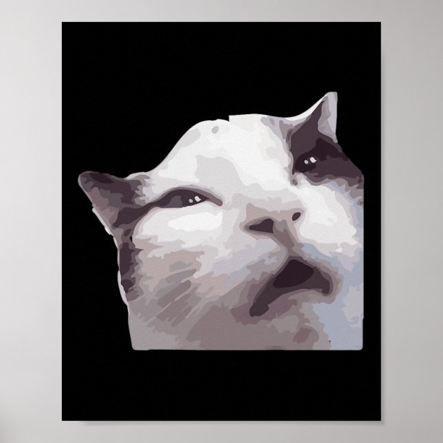 Affiche Hein ! Mème de chat (Devant)