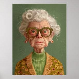 Affiche Hein ? Portrait Grandma