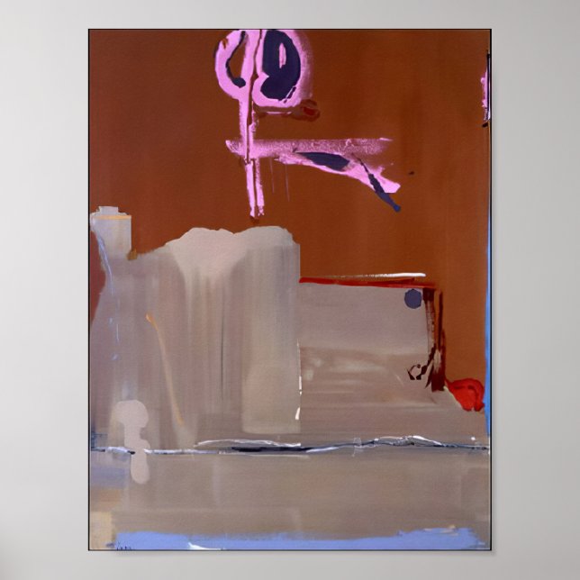 Affiche Helen Frankenthaler - Montre de capitaine - 1986 (Devant)