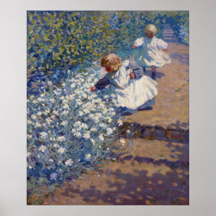 Affiche Helen Galloway McNicoll Fleurs de cueillette