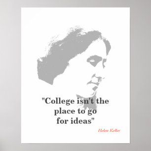 Affiche Helen Keller Cite Sur College