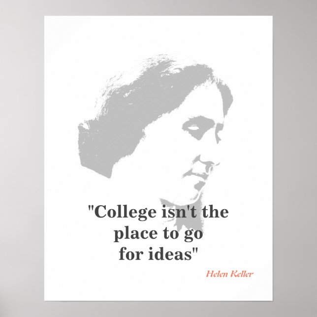 Affiche Helen Keller Cite Sur College (Devant)
