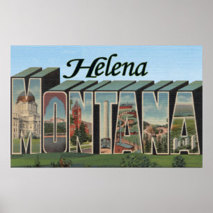 Affiche Helena, Montana - grandes scènes de lettre