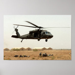 Affiche Hélicoptère de Black Hawk UH-60