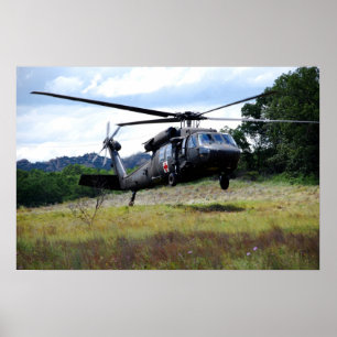 Affiche Hélicoptère de Black Hawk UH-60