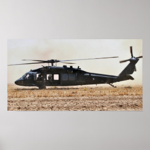 Affiche Hélicoptère de Black Hawk UH-60