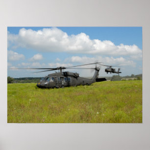 Affiche Hélicoptère de Black Hawk UH-60