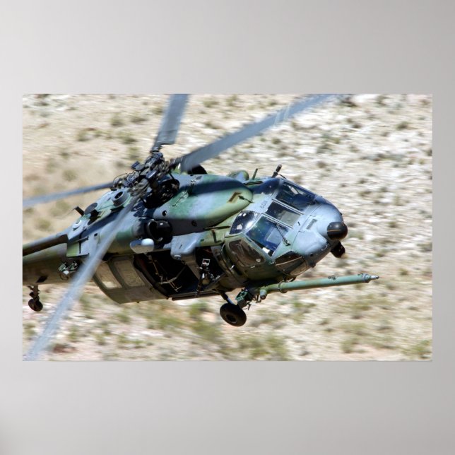 Affiche Hélicoptère HH-60G Pave Hawk (Devant)