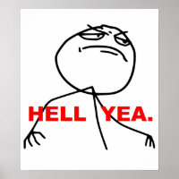 Hell Yea Rage Face Mème