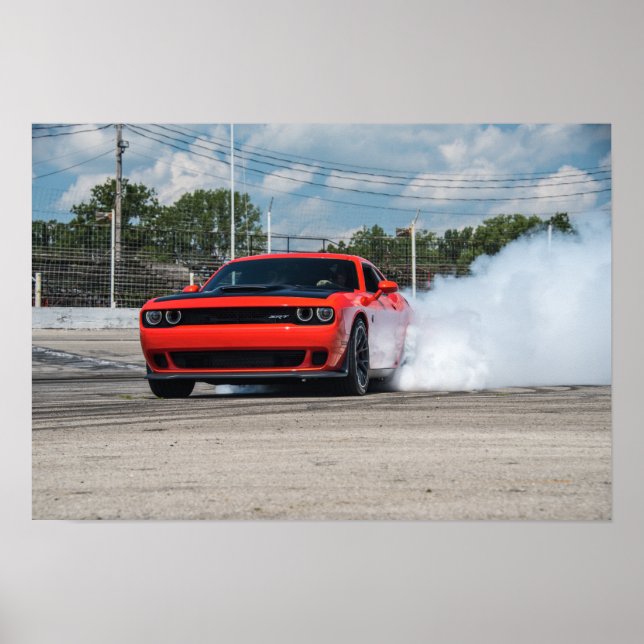 Affiche Hellcat Burout (Devant)