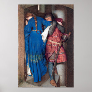 Affiche Hellelil and Hildebrand by Frederic Burton