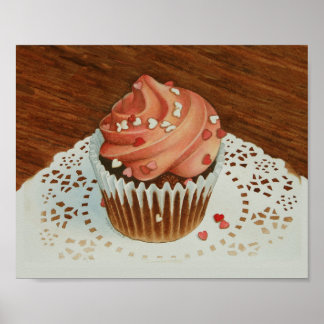 Affiche Hello Cupcake