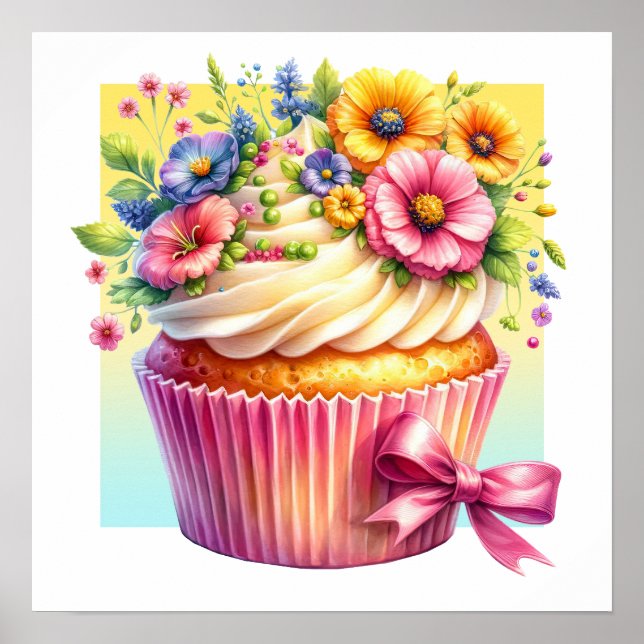 Affiche Hello Cupcake (Devant)