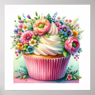 Affiche Hello Cupcake