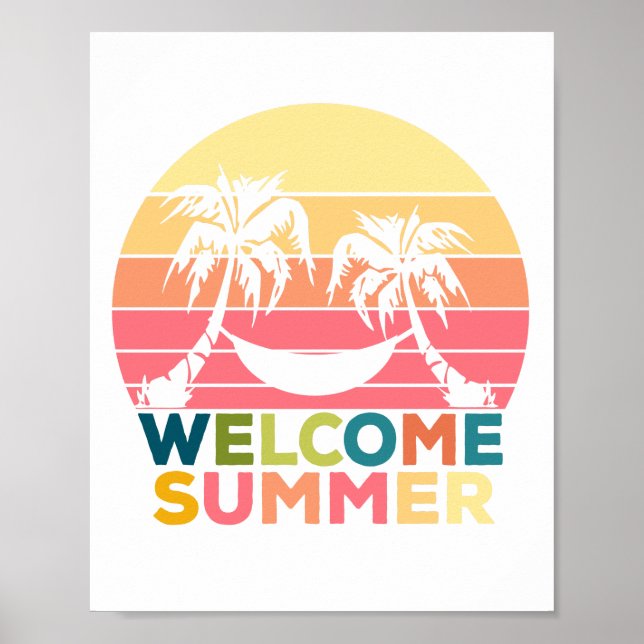 AFFICHE HELLO SUMMER (Devant)