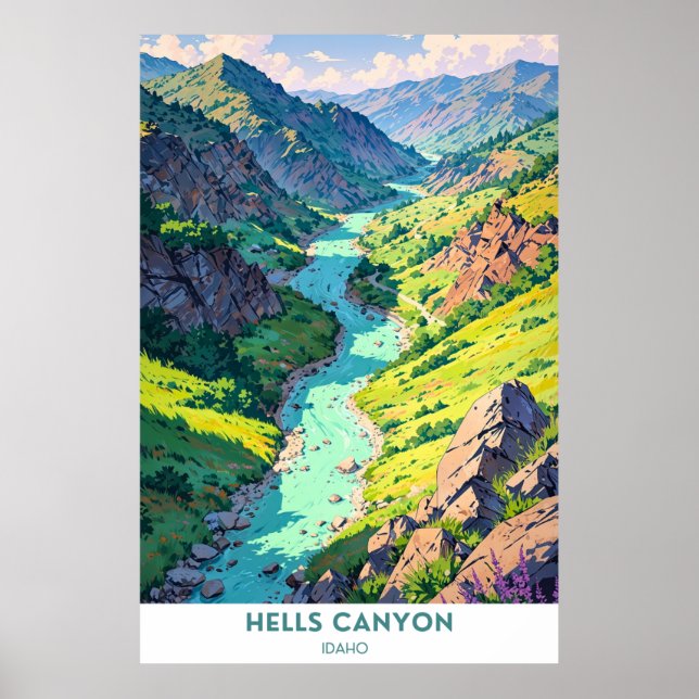 Affiche Hells Canyon, Idaho (Devant)