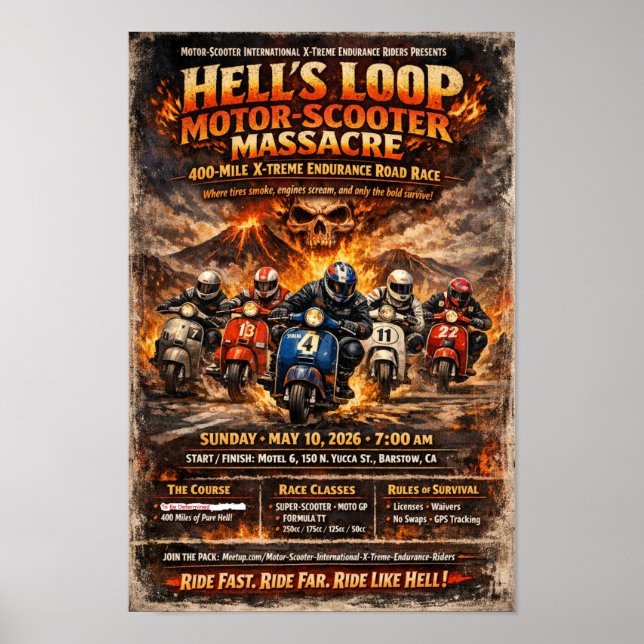 Affiche Hell's Loop 2026 (Devant)