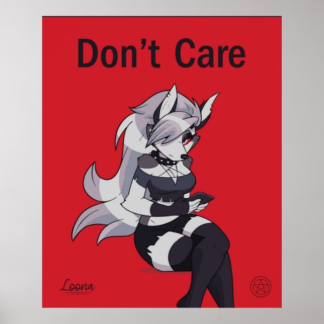 Affiche Helluva Boss Loona Dope Fanart (Devant)