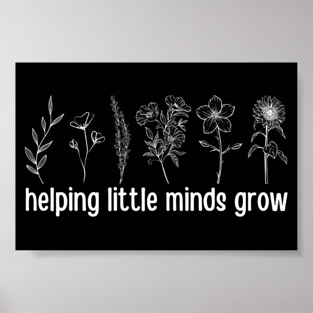 Affiche Helping Little Minds Grow (Devant)