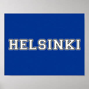 Affiche Helsinki Finlande