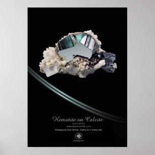 AFFICHE HEMATITE CALCITE
