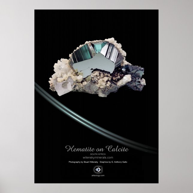 AFFICHE HEMATITE CALCITE (Devant)