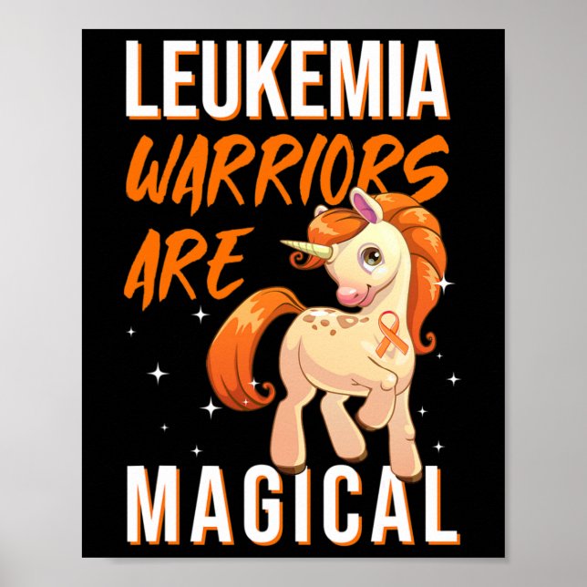 Affiche Hématologue de la licorne magique de guerrier oran (Devant)