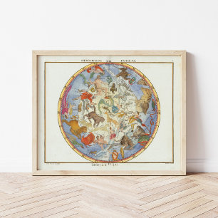 Affiche Hémisphère boréal   John Flamsteed