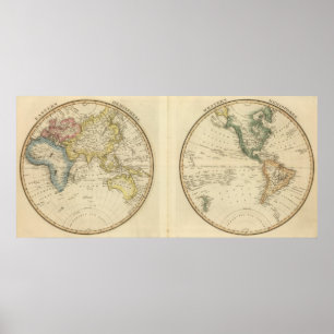 Affiche Hémisphère oriental 13