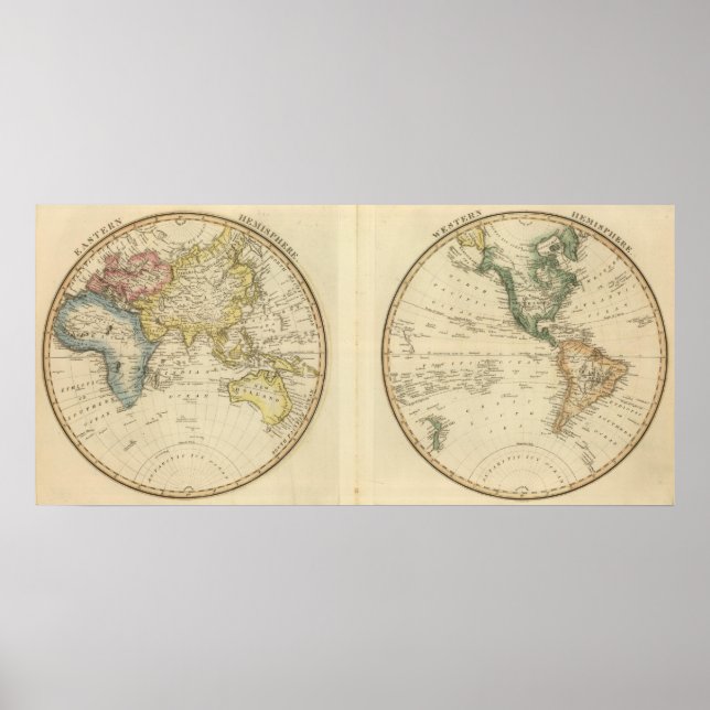 Affiche Hémisphère oriental 13 (Devant)