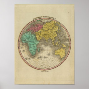 Affiche Hémisphère oriental 15