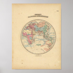 Affiche Hémisphère oriental 2