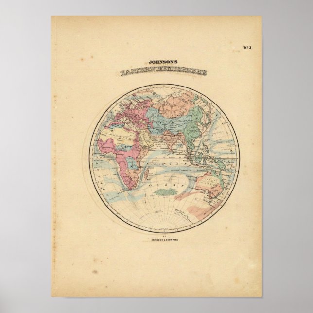 Affiche Hémisphère oriental 2 (Devant)