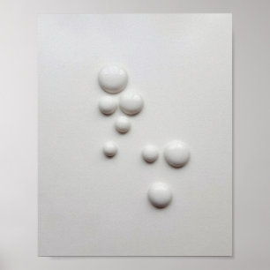 Affiche Hémisphères de porcelaine 2